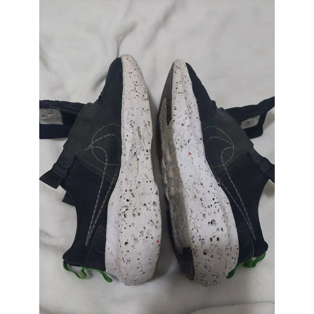 Nike Crater Impact sneakers‎ Black Grey White Green DB2477-001 Men's size 11.5